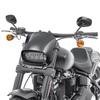 Masque de phare avant pour Harley Davidson Softail Fat Bob 114 18-25 noir