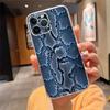 Handyhülle Für iphone 17ProMax Air 16 15 14 13 Pro Max 15 16 Pro 15Plus Krokodil Schlangenleder