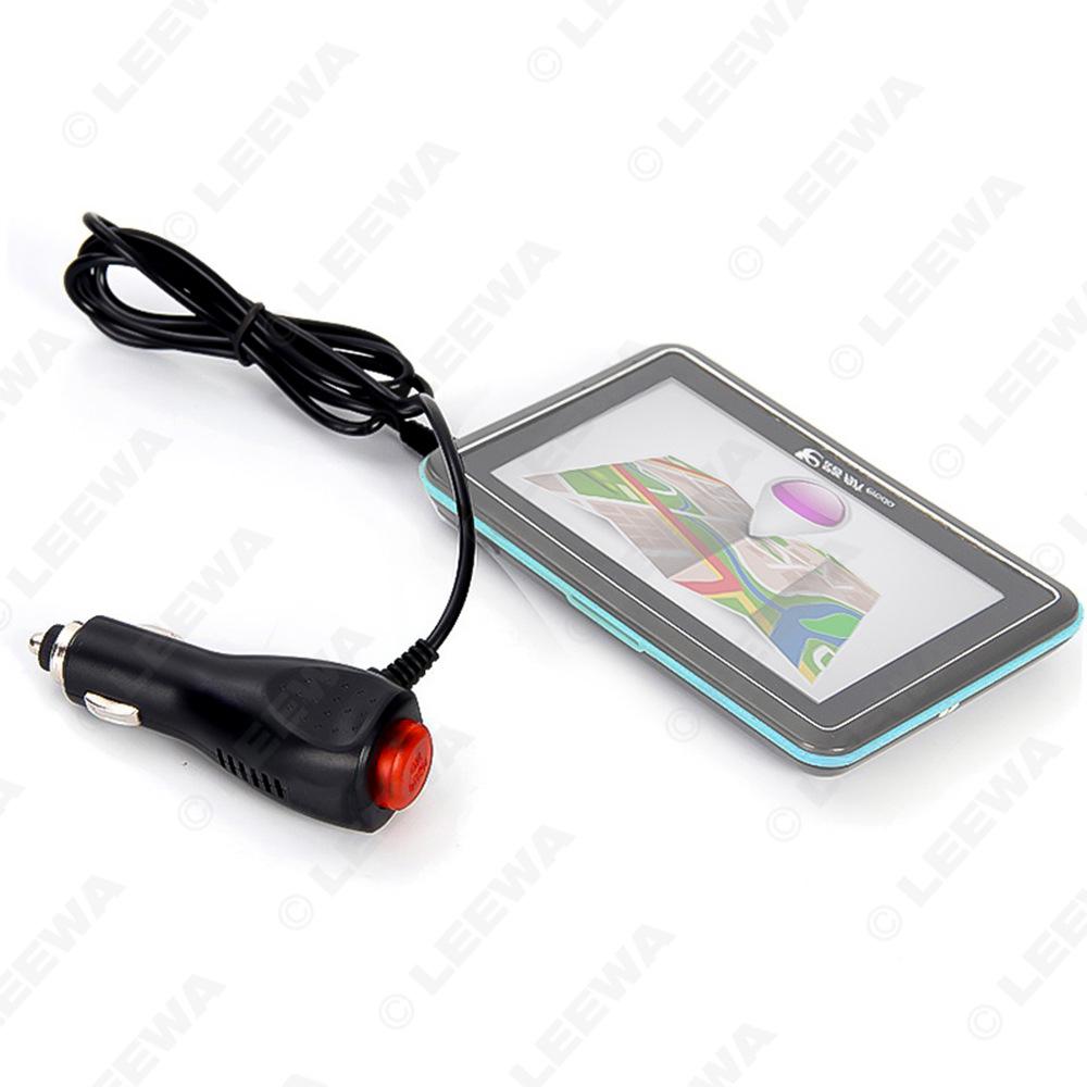 1.2m Car GPS Charger: 12V/24V/48V To 5V, Mini USB with Switch