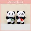 Charming Chengdu Panda Stuffed Animal Keychain Fluffy Plush Toy Perfect Gift For Collectors