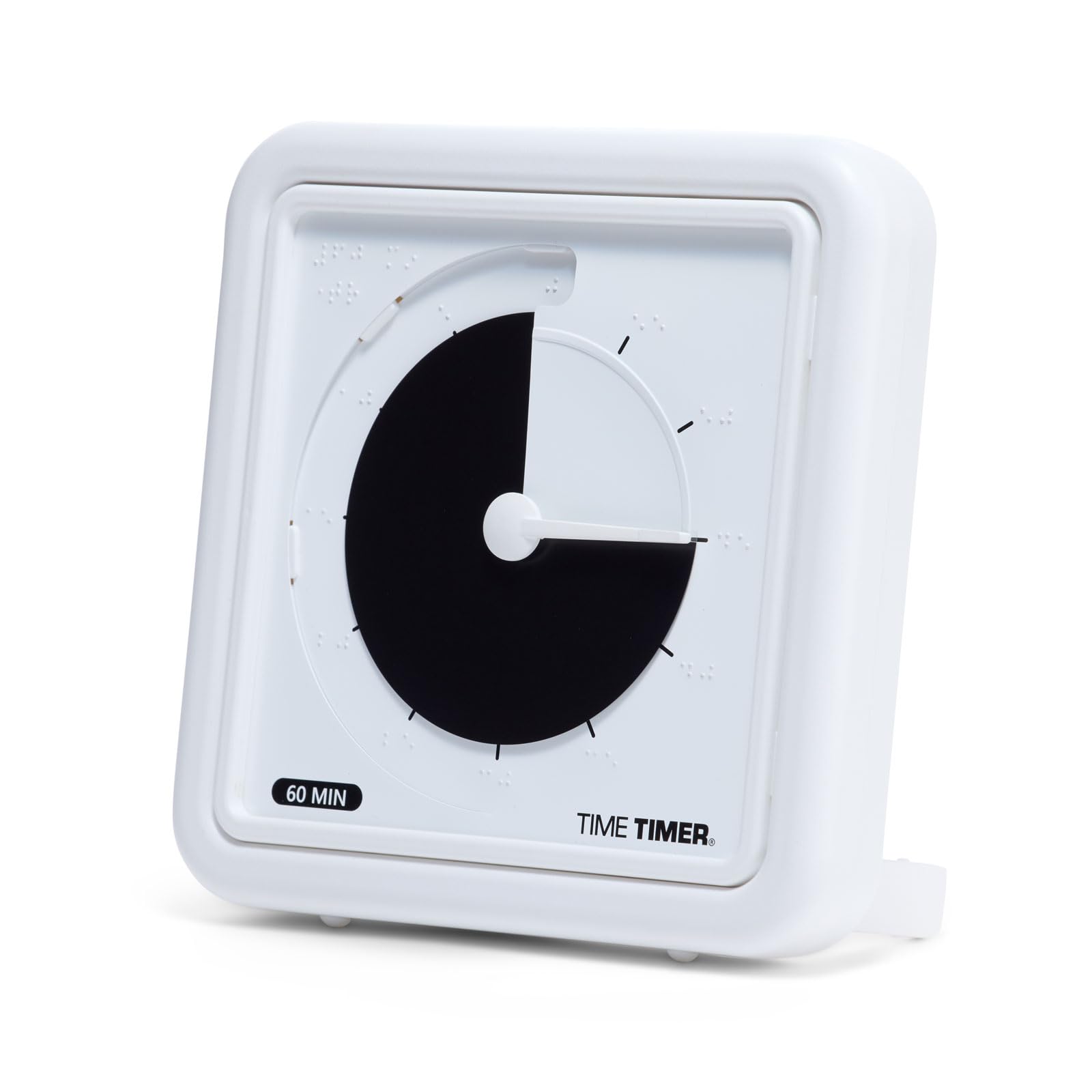 

Braille Black Time Learning Authentic Timer, 19cm, 60-Minute Timer, Disc, Management, Timer, TTA1-EB-BK-W,