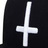 Unisex Flat Cross Embroidery Hip-Hop Hats Spring Autumn Outdoor Adjustable Casual Baseball Caps Sunscreen Hat