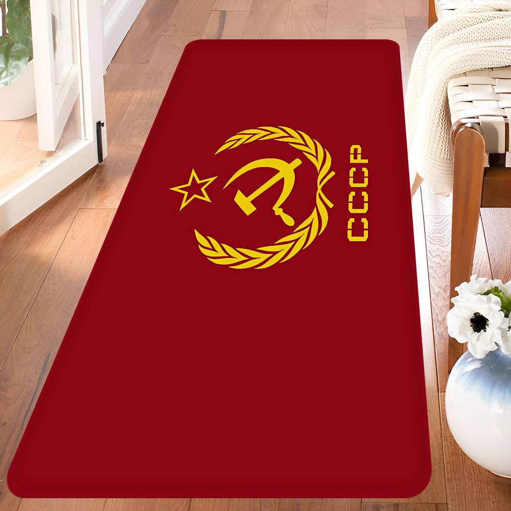 CCCP USSR Soviet  Entrance Door Mat Nordic Style Home Doormat Bathroom-Toilet Mats Bedroom Hotel Decor Mat