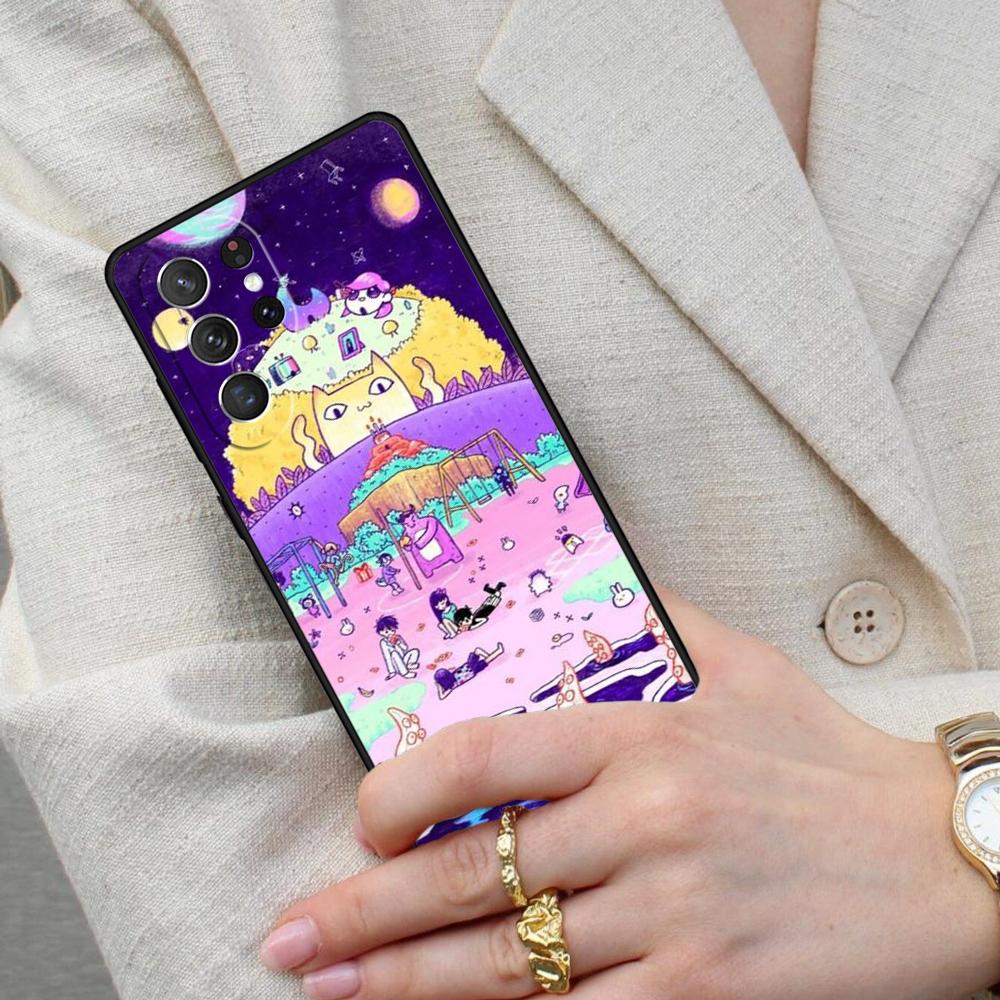 Omori Game Cell Phone Case for Samsung Galaxy S26 Ultra S25 S24 S23 S22 S21 S20 Note10 Cover