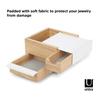 Umbra Accessory Storage Jewelry Storage Jewelry Box Tray Case Small Item Storage Trinket Box Interior Umbra Mini STOWIT 21005314390 Natural