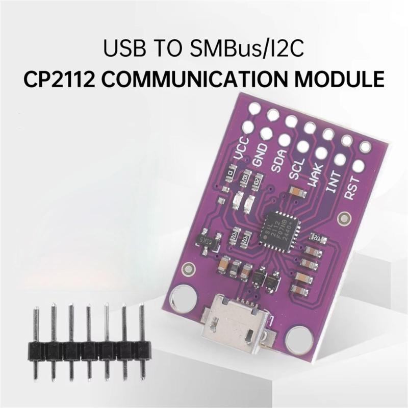CP2112 Debug Board USB to I2C Communication Module Type C Evaluation Kit Sensors Module Adapter for Data Monitoring