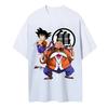 2026 New Dragon Ball 40th Anniversary Master Roshi Printed Short Sleeve T-shirt Men's and Women's T-shirt Men's Tops Sports Tee