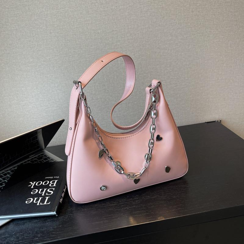 Fashion hand carry armpit bag women's new work commuting texture shoulder bag casual simple bag