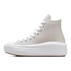 Chuck Taylor All Star Elegante e Versátil Resistente à Abrasão Respirável Cano Alto Alpargatas Femininas Cinza Claro