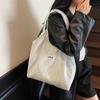 Women's Tote Bag Large Capacity Underarm Bag Bow Embroidery Shoulder Bag