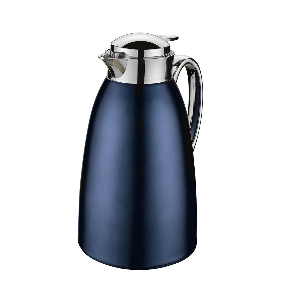 Dzbanek termiczny Cilio Venezia , stal nierdzewna, 1,0 l, śred. 14 x 27 cm, granatowy