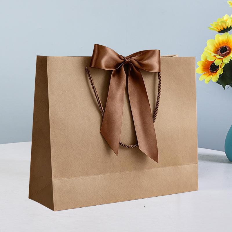 Gift, Cosmetic & Shopping Paper Bags with Bow Handles