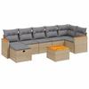 VidaXL Garden Lounge Set with Cushions 8 Pcs, Patio Sofas, Patio Furniture Set, Outdoor Furniture, Mix 3265322