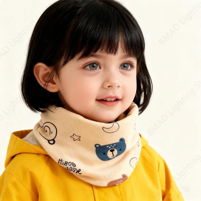 Winter Kids Scarf Cotton Children Warmer Neck Scarf Baby Neckerchief Soft Neck Collar Childrens Scarves 0-12 Years