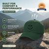 Casual Baseball Cap - Wink Face Print Polyester Lightweight Adjustable Baseball Hat For Men Women Daily Wear Outdoor Sports