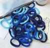 30/50PCS Women Girls 4cm Basic Hair Bands Simple Solid Colors Elastic Headband Hair Ropes Ties Hair Accessories Ponytail Holder