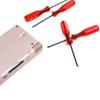 Multipurpose Corrosion Resistant Screwdriver Pack With 4 Size for Disassembling Retro Game Cartridges Console Components