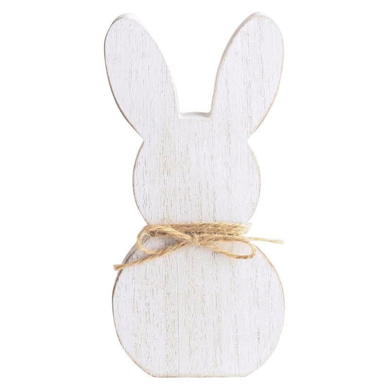 Easter Ornaments Wooden Easter Bunny Wooden Tabletop Decoration Tray Easter Bunny Diy Crafts Graffiti Easter Decor For Home