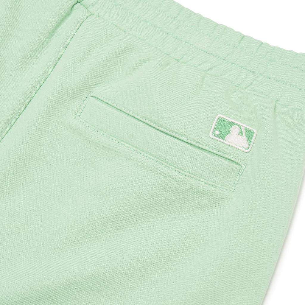New MLB Base Logo Casual Shorts Unisex Sage Green 3ASPB0123-43KAL