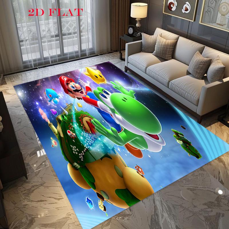 Vibrant Diamond Cartoon Character Print Carpet Home Decor Floor Mats Bathroom Mat Protective Pad Room