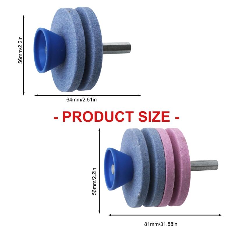 Heavy Duty Abrasive Wheel Sharpening System 1x4 Layer 2x2 Layer Grinder For Wind Garden Equipment Maintenance