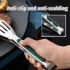 Long Handle Non-slip Food Tongs Cookware Bbq Kitchenware Utensils for Kitchen Meat Salad Steak Food Clip Tools Gadgets Dining