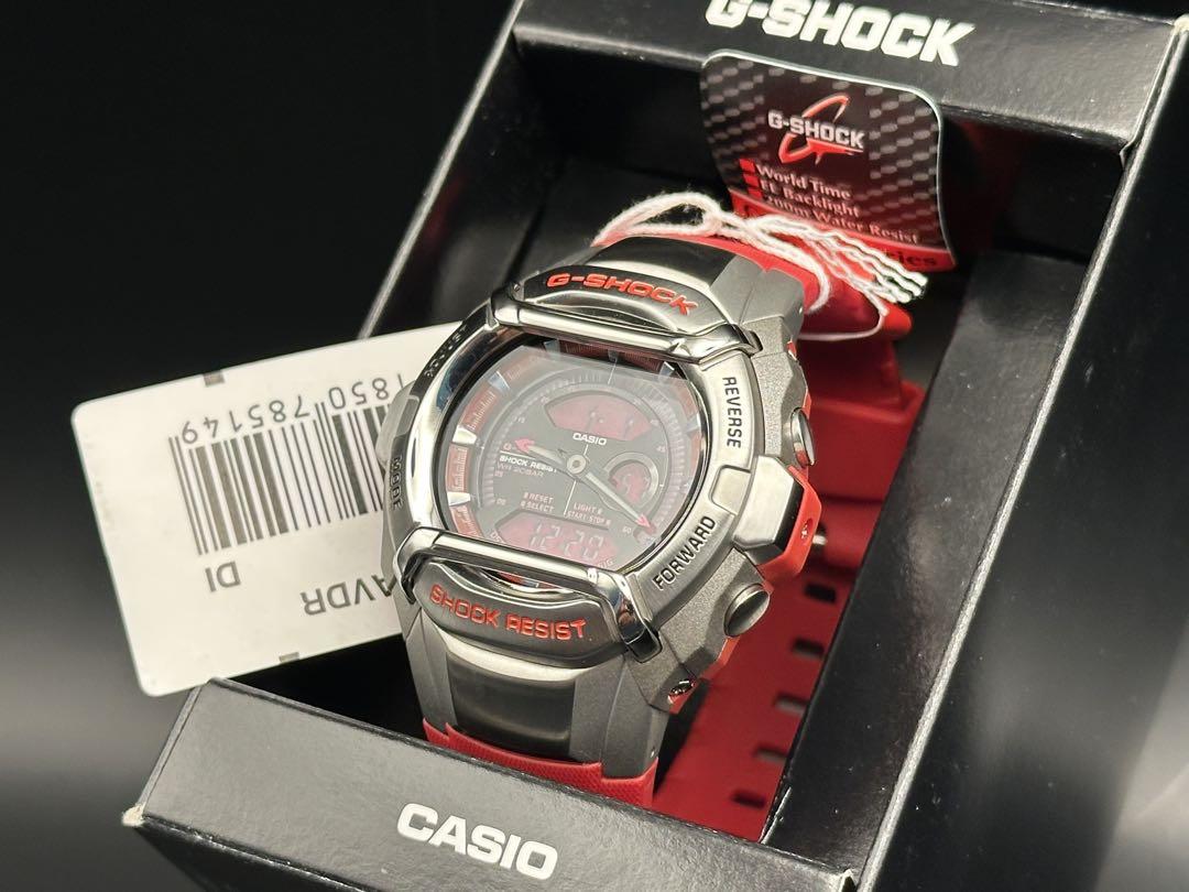 

[USED] CASIO G-SHOCK G-511 Red Strap Pink LCD Cockpit