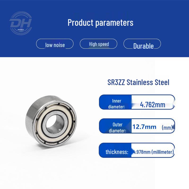 Rust-Proof Stainless Steel Miniature Pulley with Deep Groove Ball Bearing - Anti-Corrosion Gyroscope Ornament Accessory