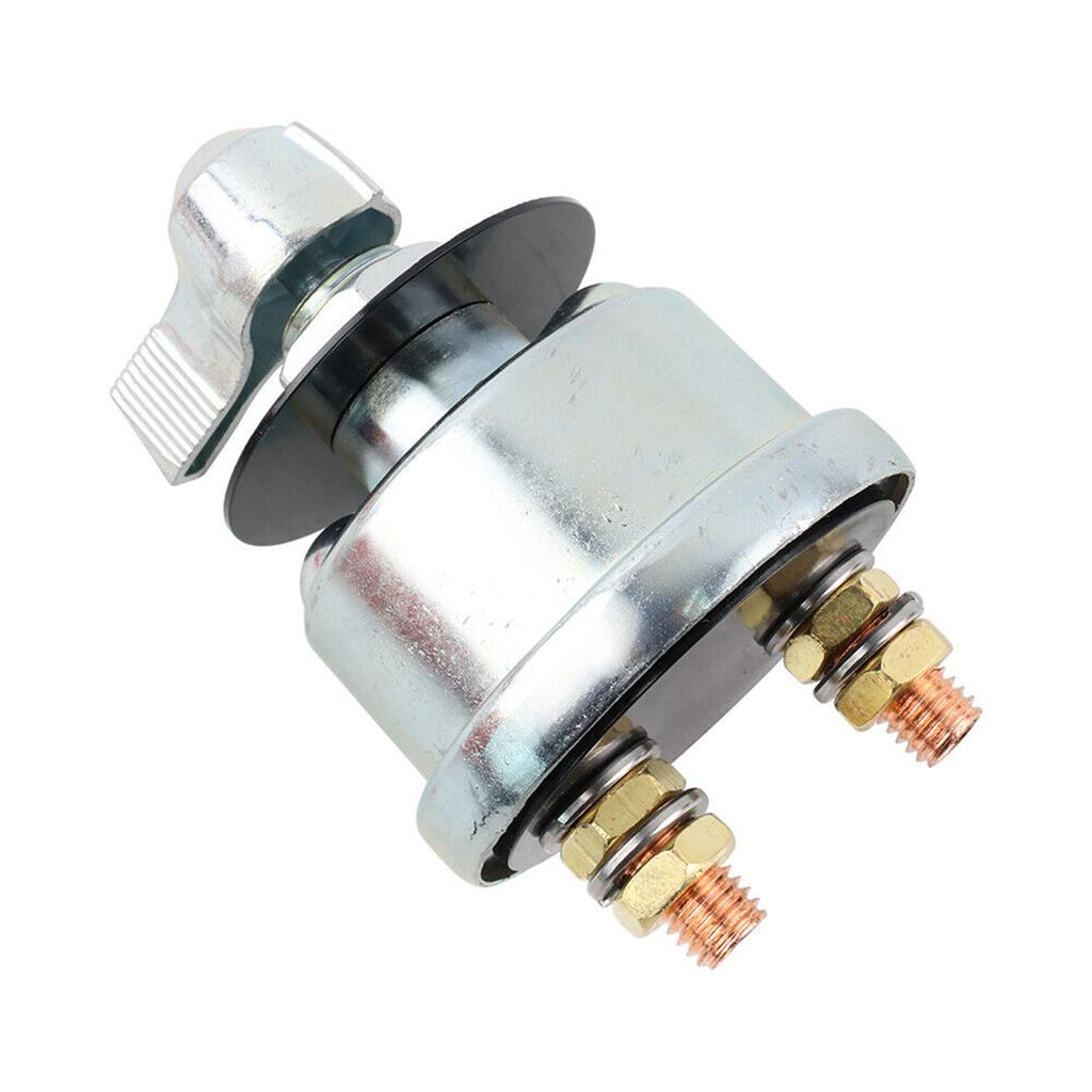 200A 12V 24V Master Battery Disconnect Switch Battery Power Cut Off Switch for Car Vehicle Truck Boat (Aluminium