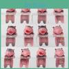Adorable Colorful And Hippo Model Toy Blind Box Figurines For Cars Gifts And