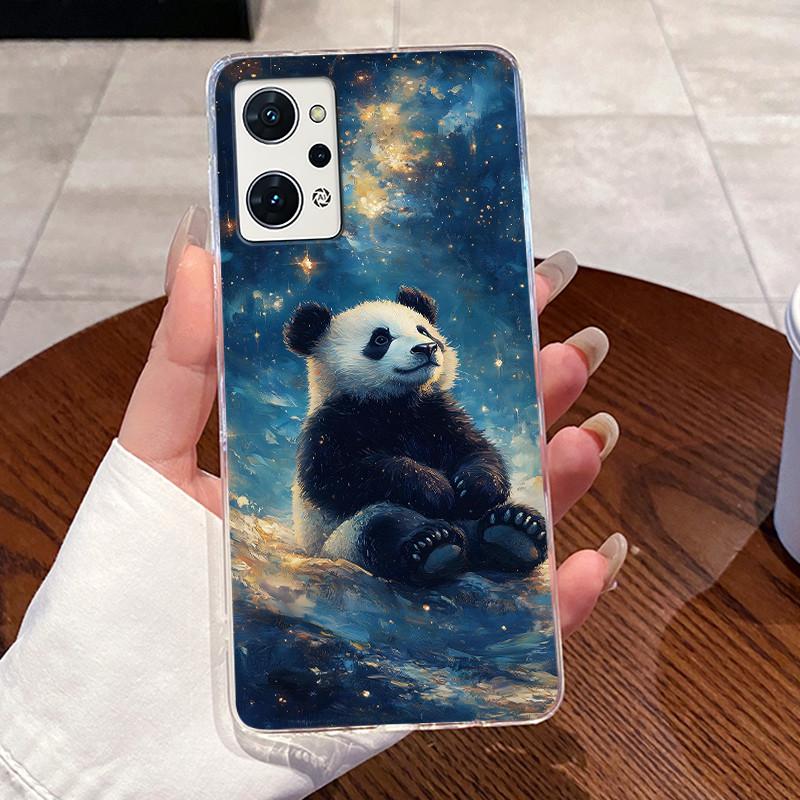 Jelly Casing For OPPO Reno 7A (A201OP) Reno 9A Soft TPU Back Cover For Reno 5A Fundas Clear Silicone Cute Cat Rabbit Phone Case