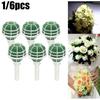1/6PCS Artificial Flowers Holder Floral Foam Oasis Bouquet Posy Holder For Wedding Bridal Flower DIY Flowers Home Decorative