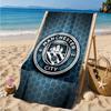 Asciugamano da Spiaggia in Microfibra Stampato City Football Club, Morbido e Assorbente, Asciugatura Rapida, Ideale per Viaggi Estivi, Essenziale per la Spiaggia, Piscina