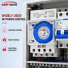SUL181H Mechanical Timer Switch 24H DIN Rail Time Controller 110-230V AC for Street Light Factory Equipment3