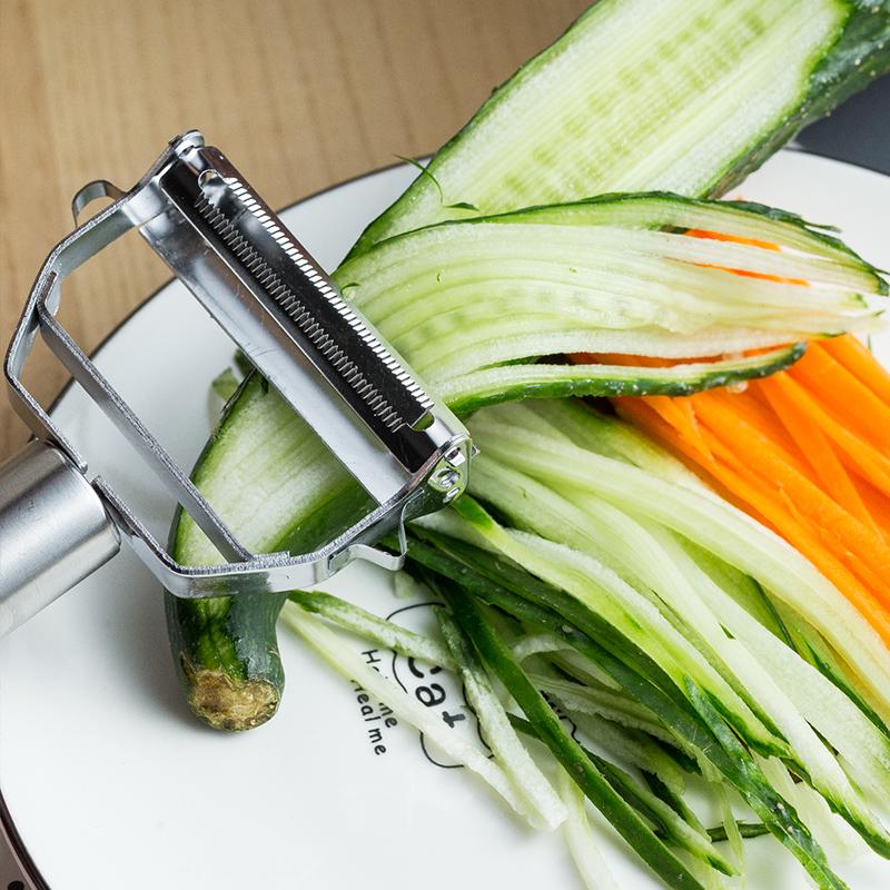 Multi-function Vegetable Peeler Stainless Steel Fruit Grater Multifunction Carrots Celery Potatoes Cutter Rustproof Kitchen Tool