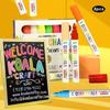 Colored Liquid Chalk Can Wipe 8 Colors of Dust-free Blackboard Graffiti Markers Markers Light Boards Fluorescent Pens