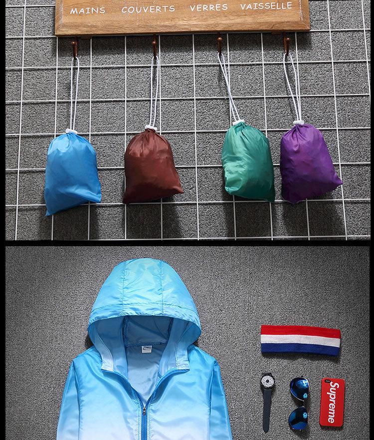 Anpassbare Leichte Atmungsaktive Windjacke für Eltern und Kinder: Unisex Outdoor-Sportjacke mit personalisiertem Logo