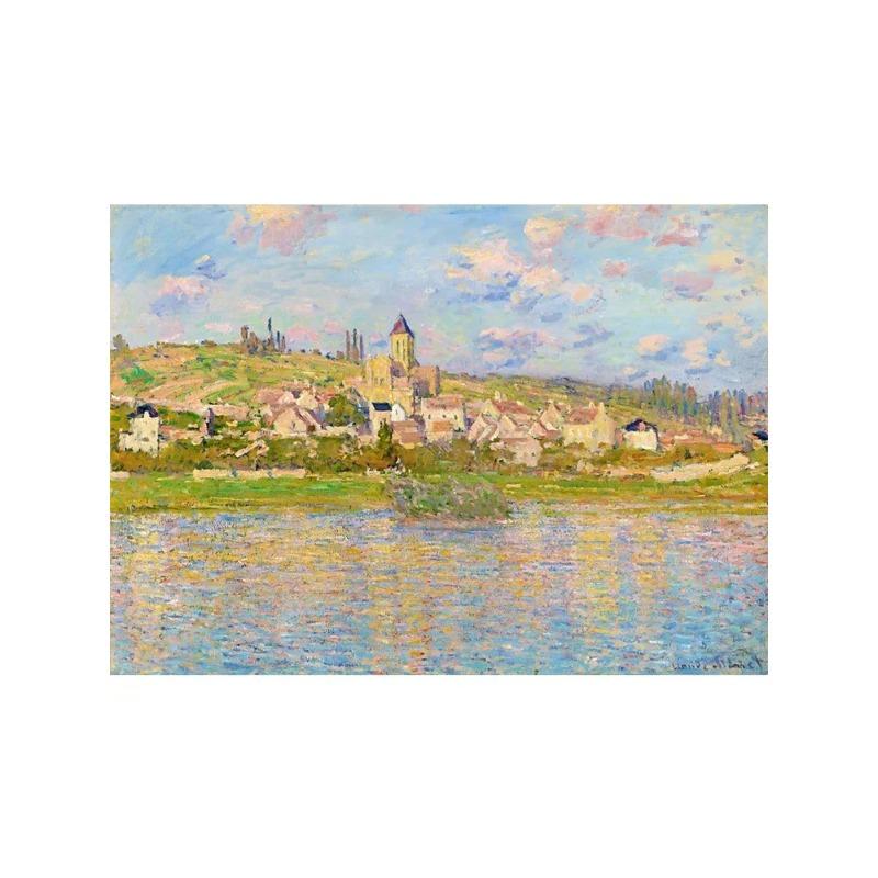 Claude Monet Exhibition Art Posters Canvas Oil Painting Garden Boat Lake Landscape Nature Landscape Wall Art Room Home Decor