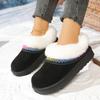 Large-size Fleece Thickened Warm Snow Boots for The Fall/winter of 2025 New One-legged Slips