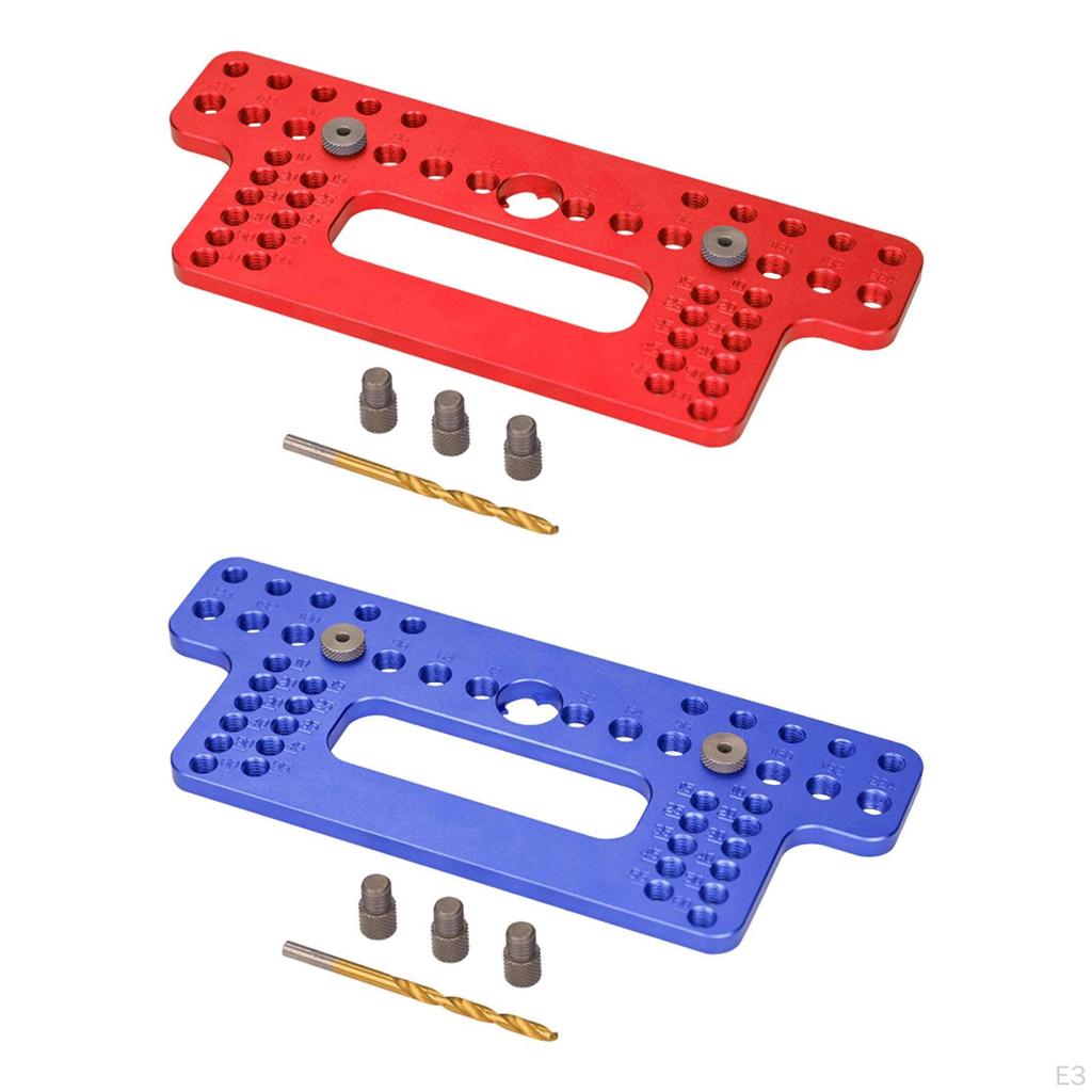 Cabinet Hardware Jig Woodworking Wood Door Handle Locator Puncher Hole Pitch Punch