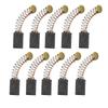 10pcs Carbon Brushes for Electric Motors 12x8x5mm Replacement Parts Suitable for Power Tools Including Vacuum Cleaners and Saws