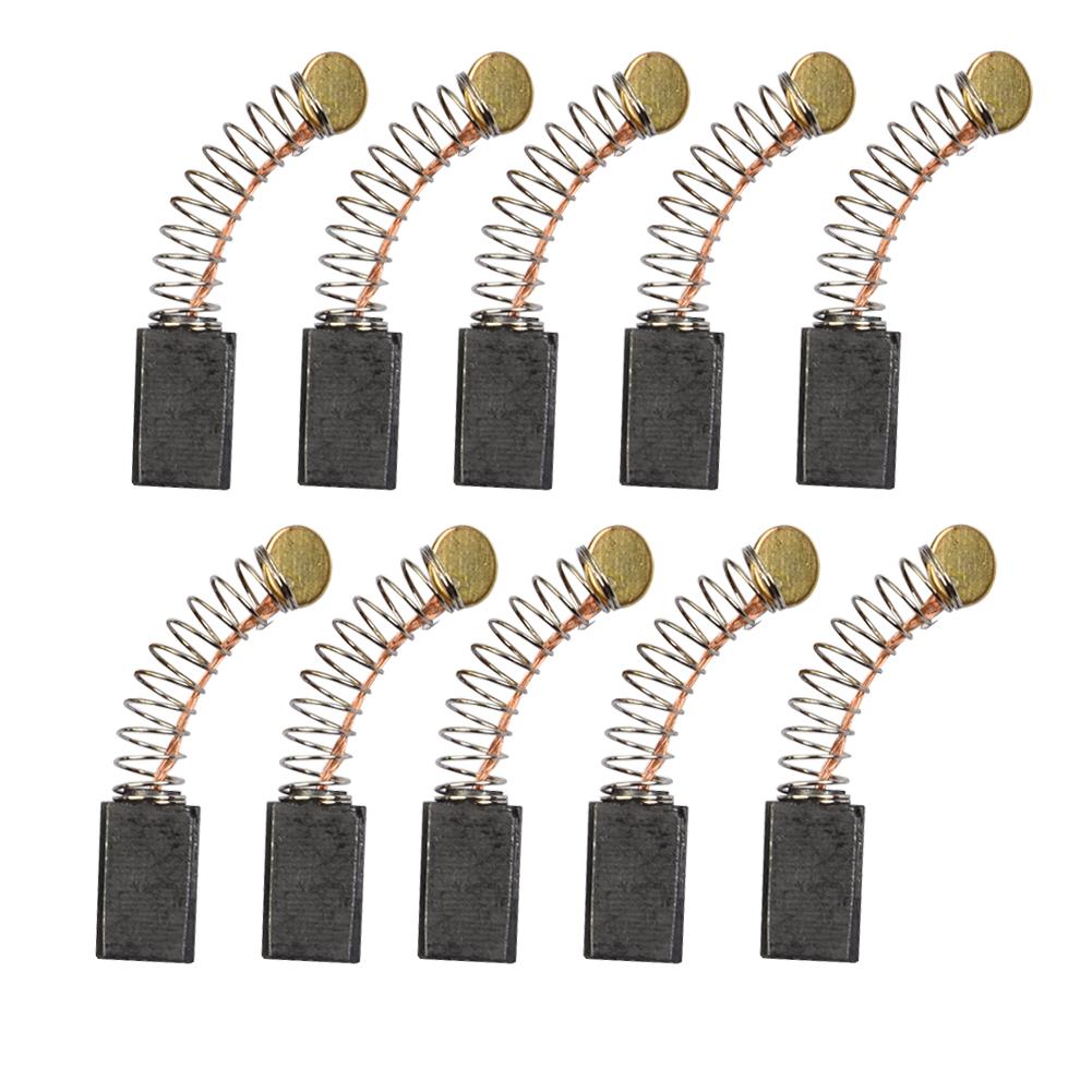 10pcs Carbon Brushes for Electric Motors 12x8x5mm Replacement Parts Suitable for Power Tools Including Vacuum Cleaners and Saws