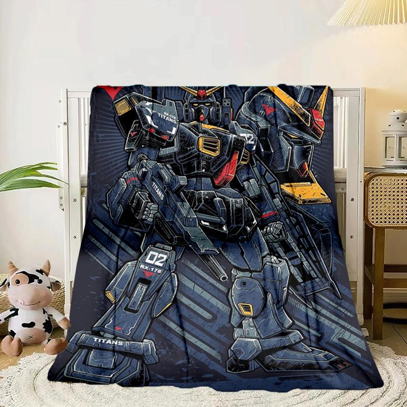 

Mecha Armor Robotic Design Blanket Flannel Blanket for bed, sofa, Camping, Hiking, Picnic Essentials, gift for family Fan gifts 75x90cm