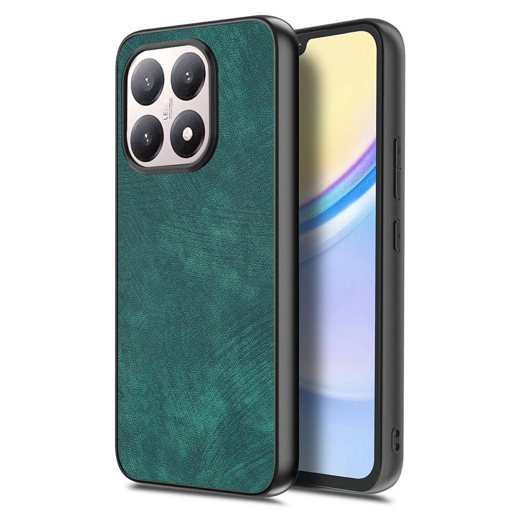 For Xiaomi 15T Case Shockproof Slim Retro Leather Phone Back Cover