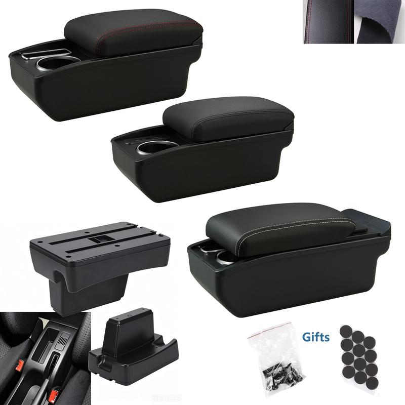 For Peugeot 307 Armrest Box For Peugeot 307 CC Convertible Car Armrest Storage Box Interior Retrofit Dedicated Car Accessories