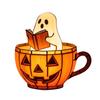 Ghost Bubble Bath Lamp Cute Ghost-Themed Night Light Color-Changing LED Mood Light for Bedside Bathroom Decor