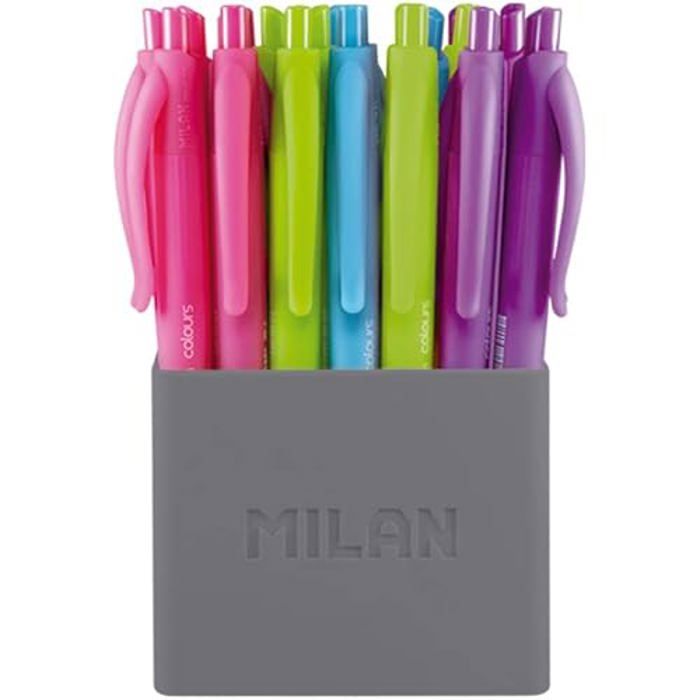 Ensemble de Stylos - MILAN - P1 Touch - Multicouleur - 1 mm - 12 Unités