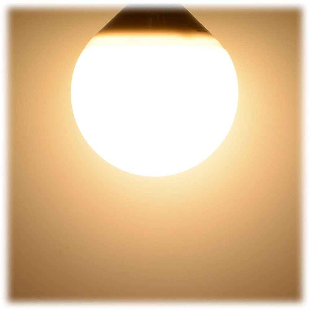 OHM LED light bulb, ball shape, E26 base, equivalent to 100W incandescent bulb, warm white light, OHM Electric LDG13L-G AG51 06-3167