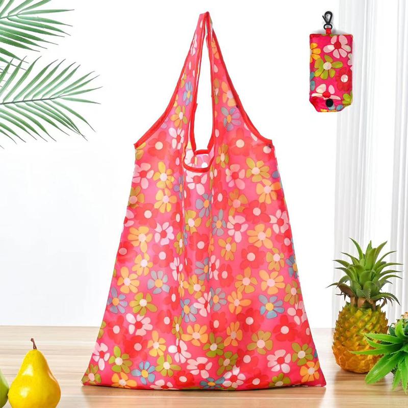 Reusable Grocery Bags Large Washable Shopping Bags Portable Foldable Environmental Friendly Heavy-Duty Handbags