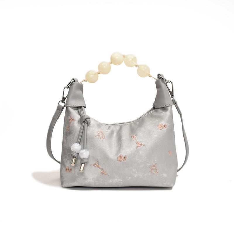 Handliche Neue Chinesische Tasche Damenmode Bestickte Knödeltasche Nische Schlicht und Vielseitig Umhängetasche